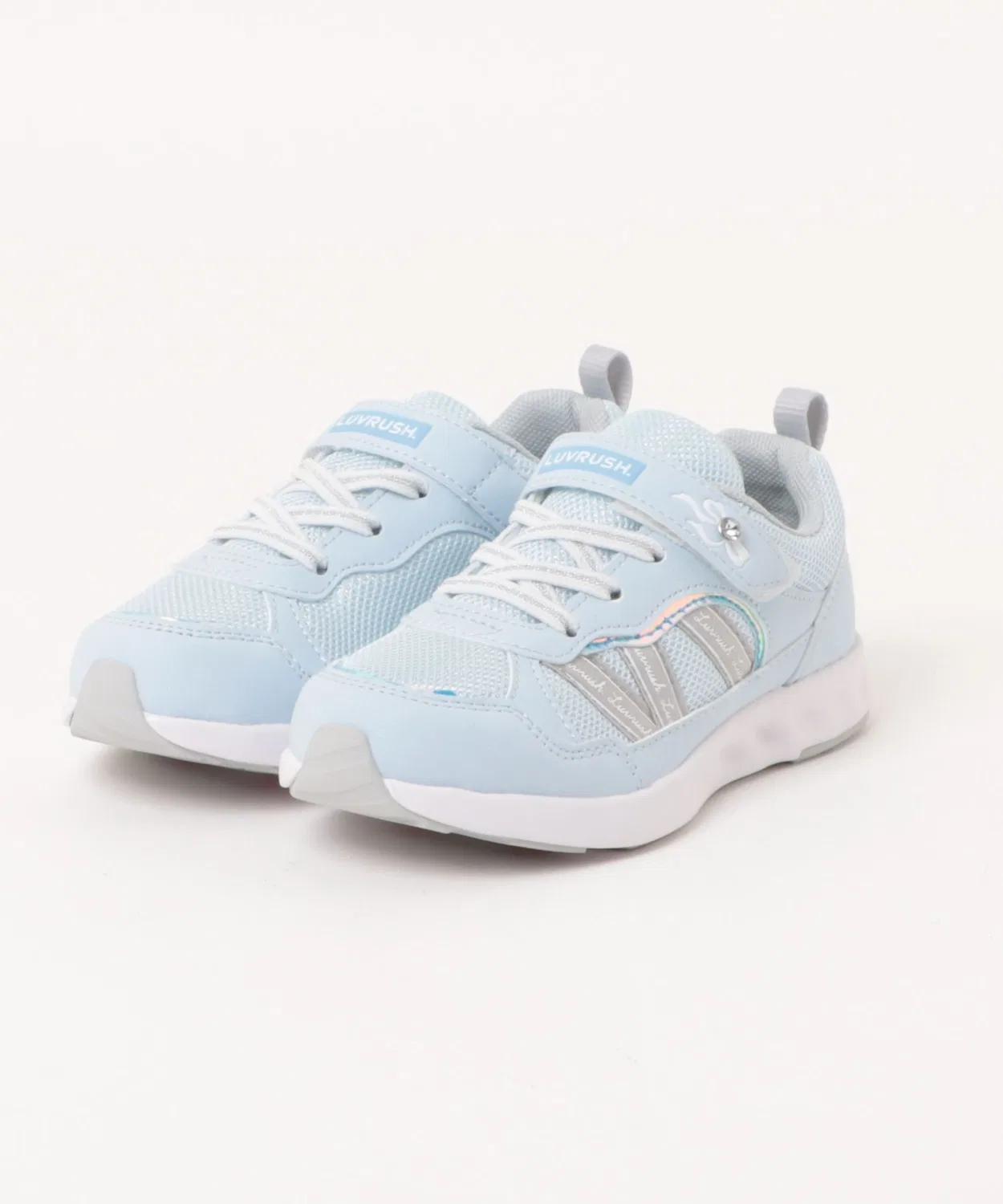 Детские кроссовки с блестками Lv 1279 MoonStar, Sax Blue