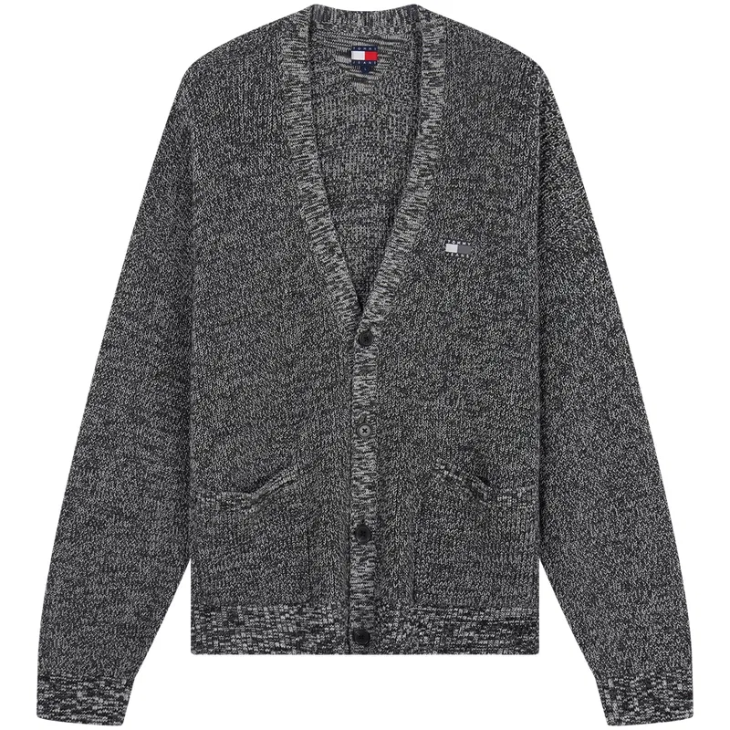 Кардиган трикотажный с V-образным вырезом Tommy Hilfiger, Gray Green — фото 2