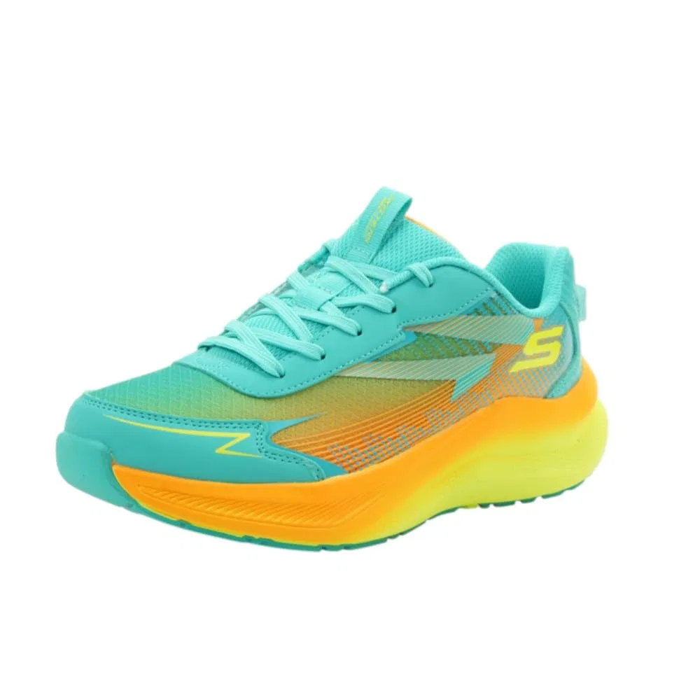 Детские кроссовки для мальчиков с максимальной амортизацией Max Cushioning Ascender Skechers, Aqua Multicolor