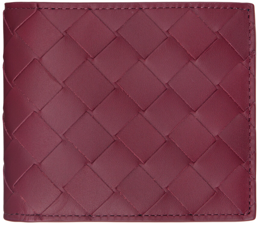 

Бордовый кошелек Bifold Bottega Veneta
