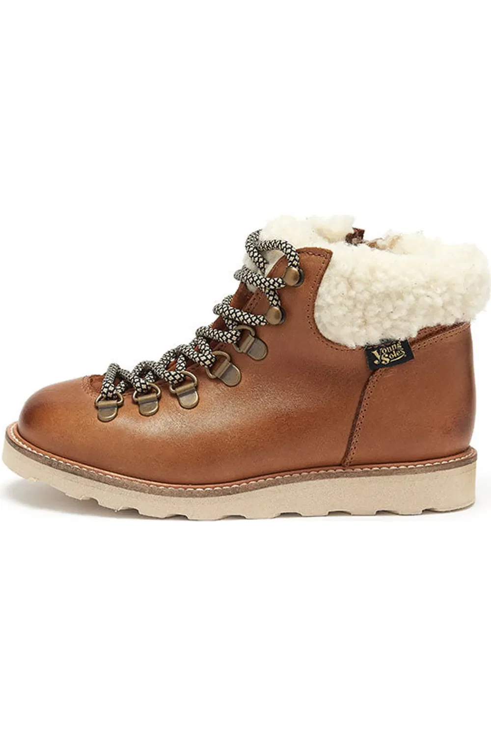 Детские ботинки hiking Eddie Wool Young Soles, Tan — фото 2