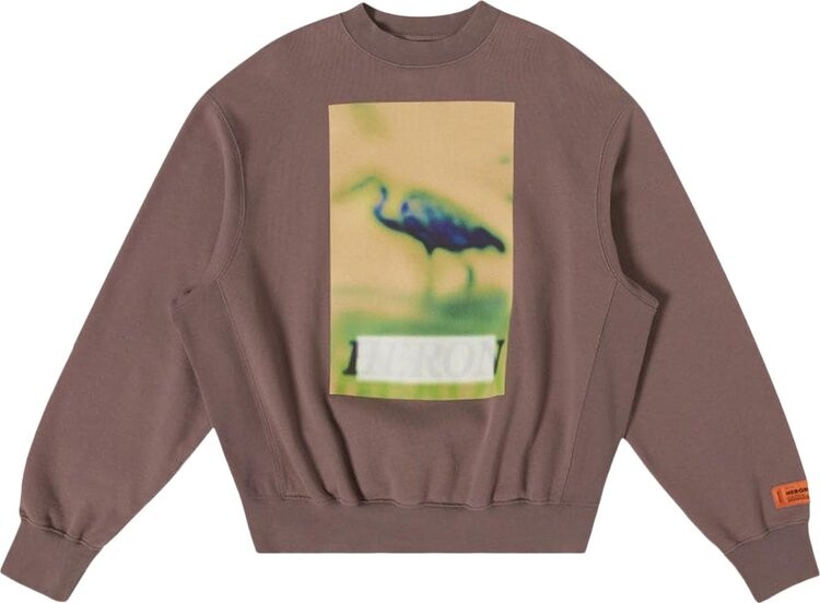 

Толстовка Heron Preston Heron Censored Crewneck 'Grey/Yellow', серый