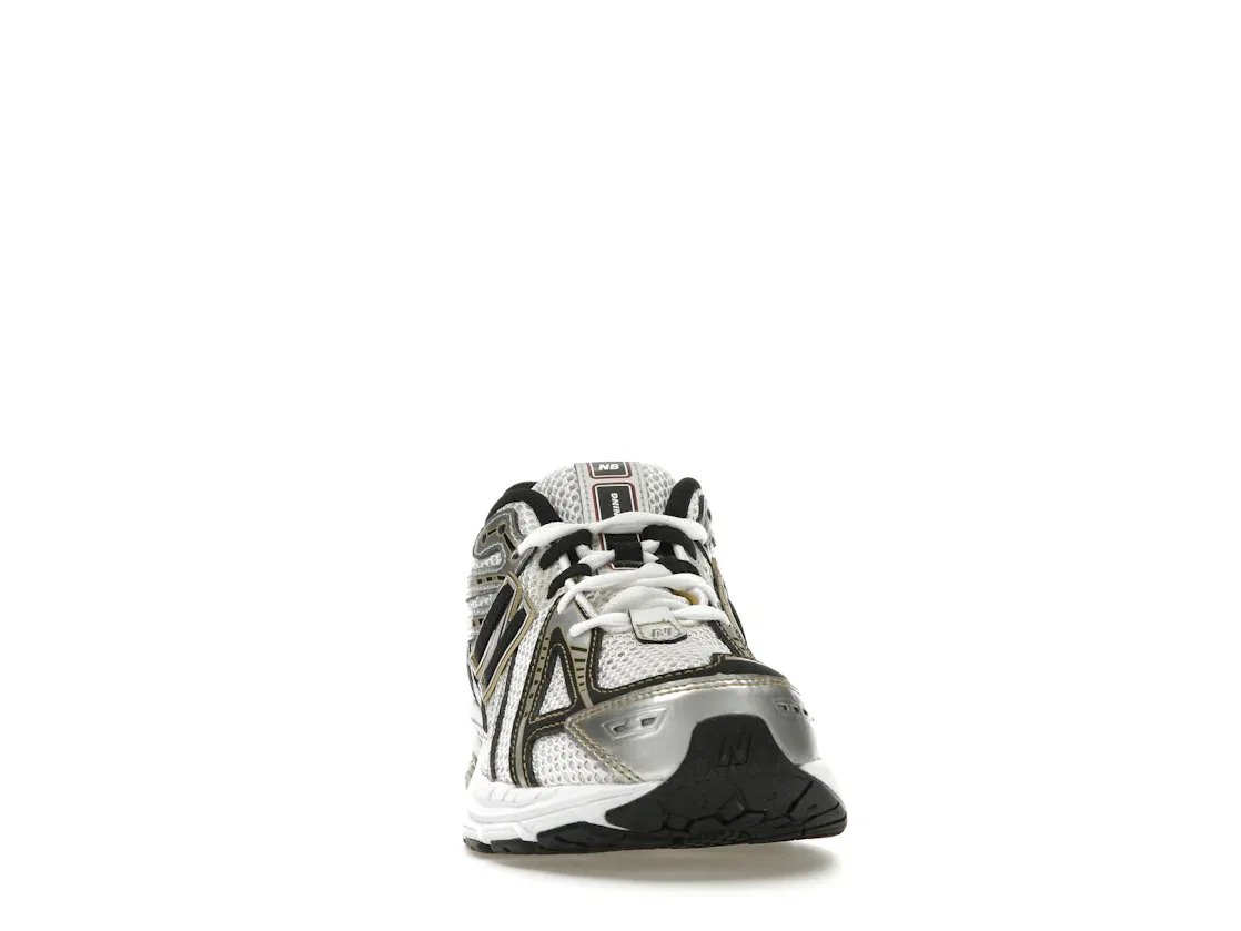 Детские кроссовки с контрастной отделкой New Balance 1906R, Silver Metallic/Gold Metallic — фото 2
