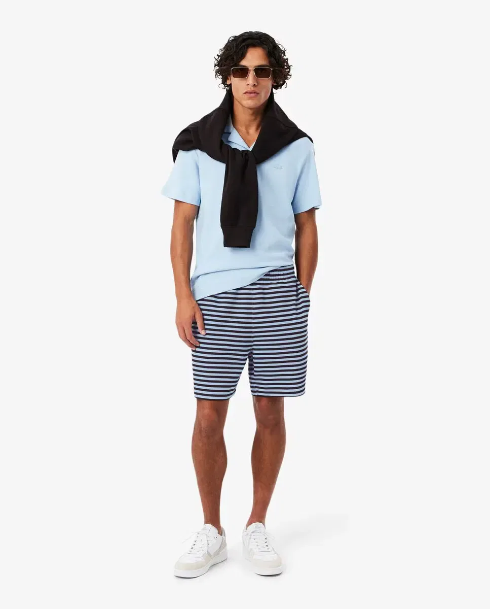 Мужские шорты с принтом Lacoste, Azul / Blanco — фото 4