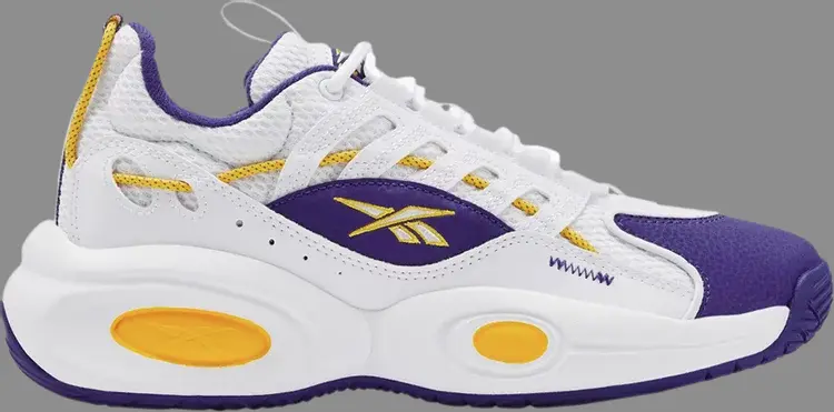 

Кроссовки solution mid 'white purple gold' Reebok, белый