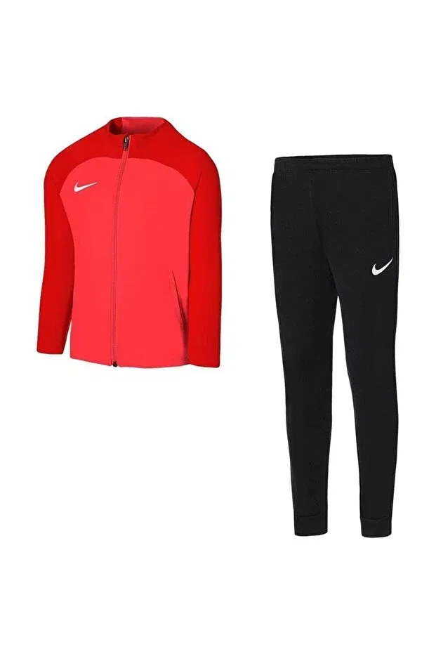 Детский спортивный комплект для девочек с принтом Dri-FIT Academy Pro Kids Tracksuit Set Nike, Red