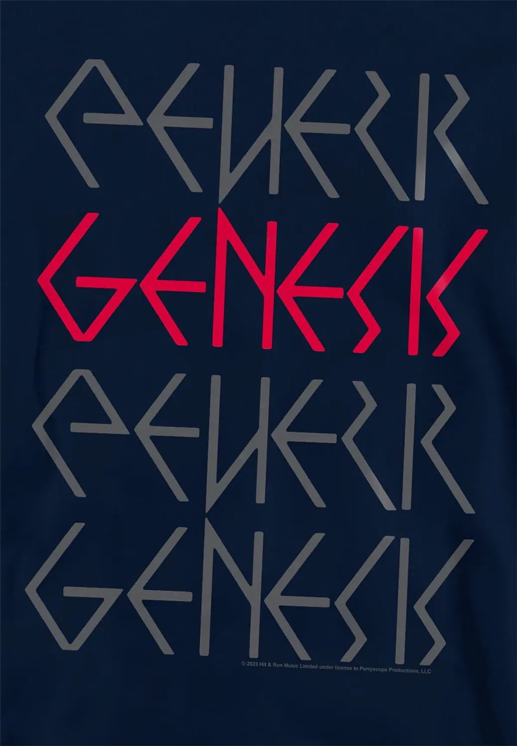 Детский худи с принтом Logo Repeat Youth Kids Pull-over Hoodie Genesis, Navy — фото 2