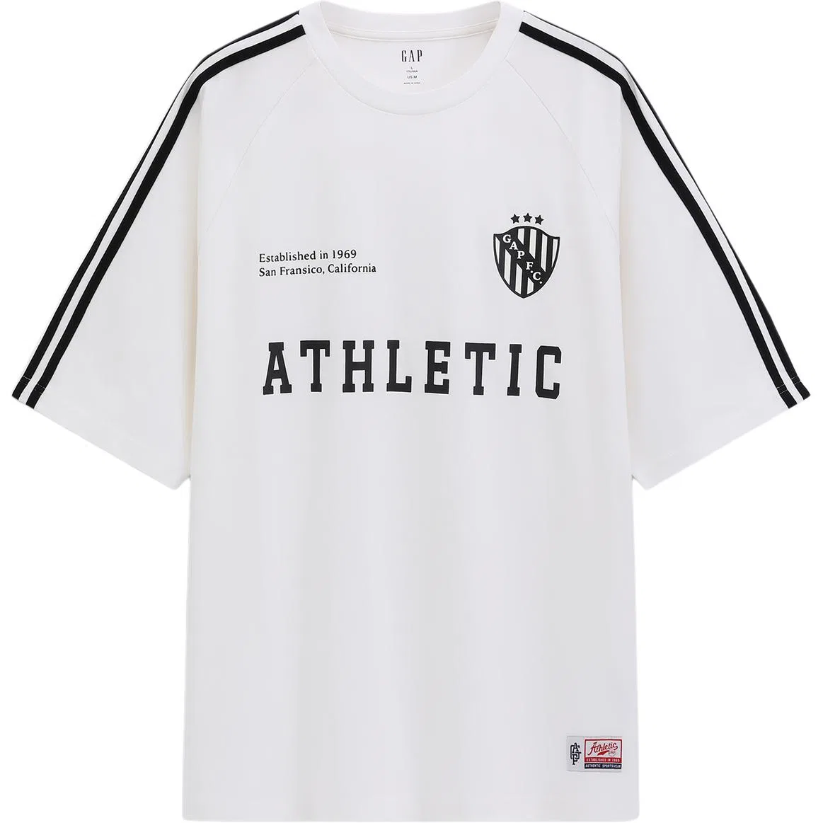 Футболка с круглым вырезом GAP, White