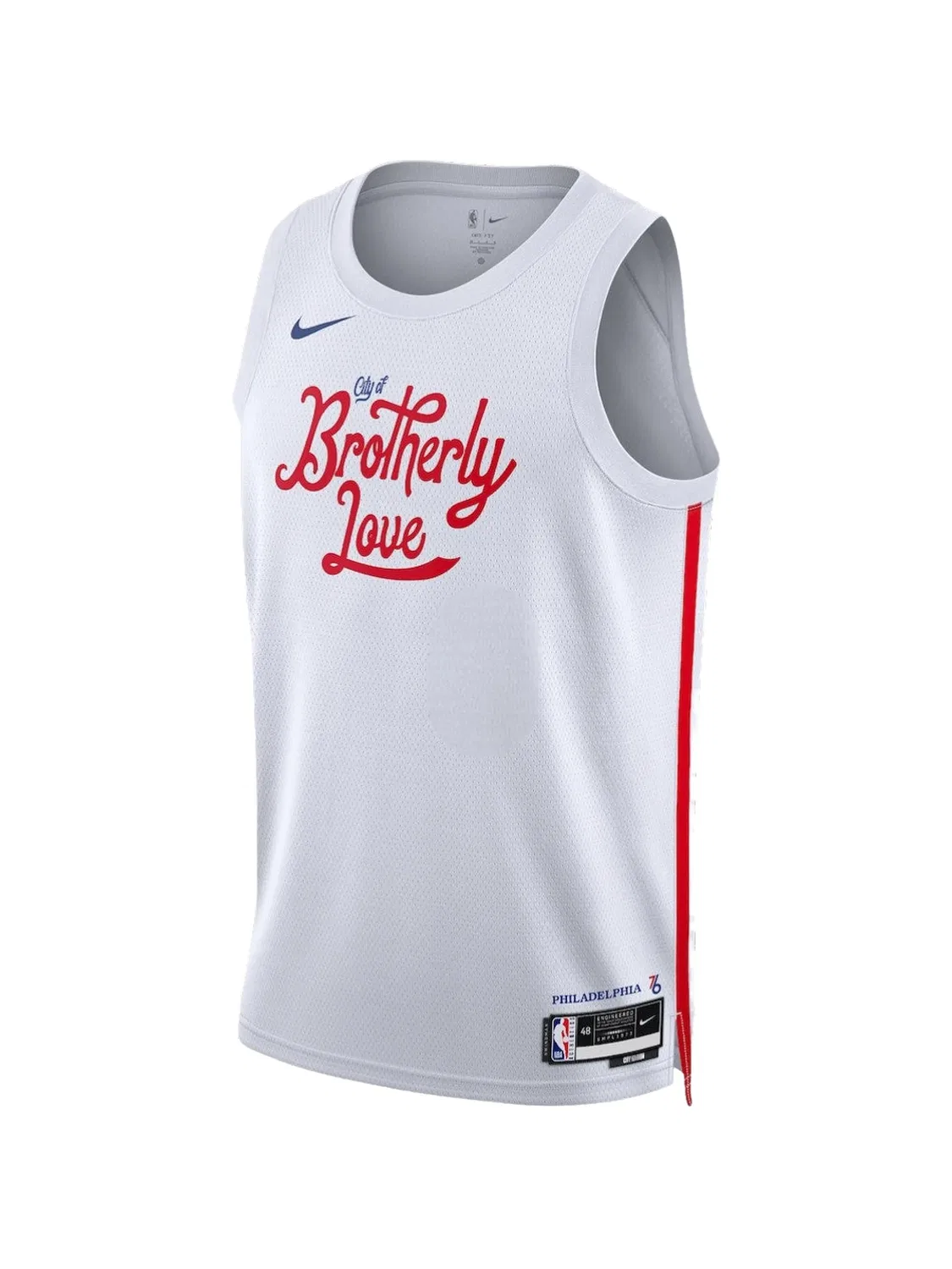 Топ Philadelphia 76ers Swingman Nike, белый