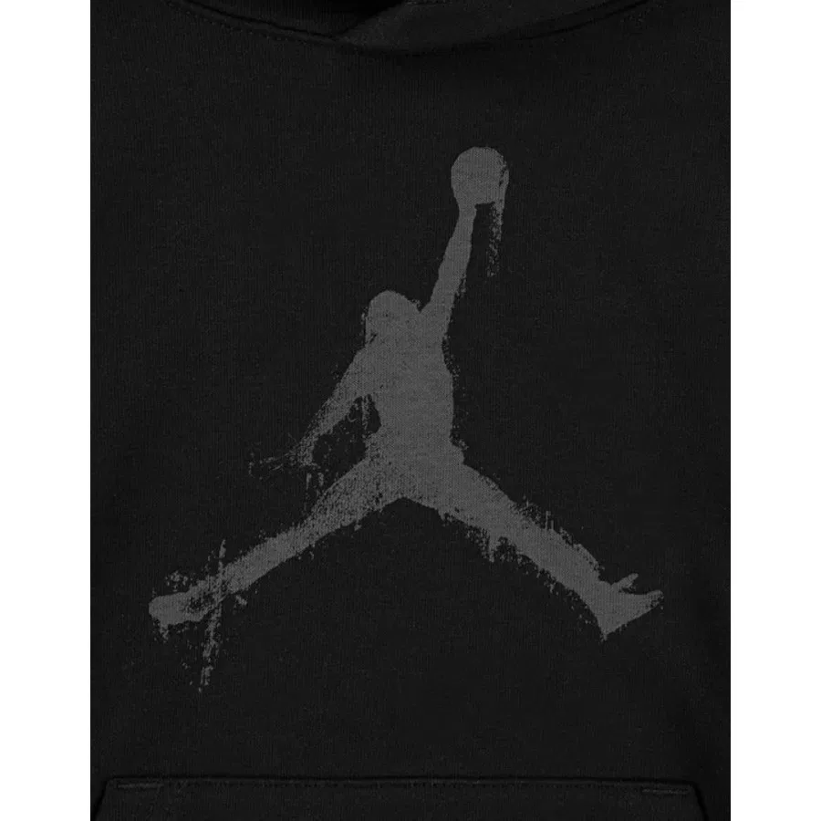 Детский свитшот с капюшоном Jordan Mvp Hbr Jm Ft Po Nike, Светло-серый — фото 3