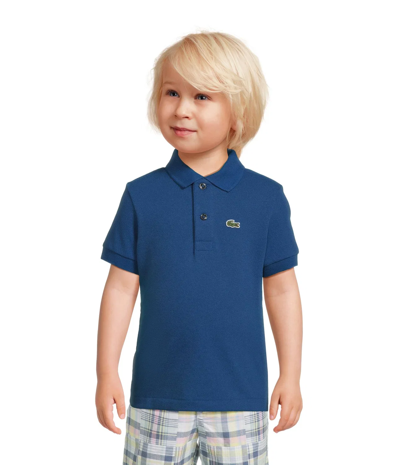 Поло Petit Pique (для малышей/детей постарше) Lacoste Kids, Bleu France