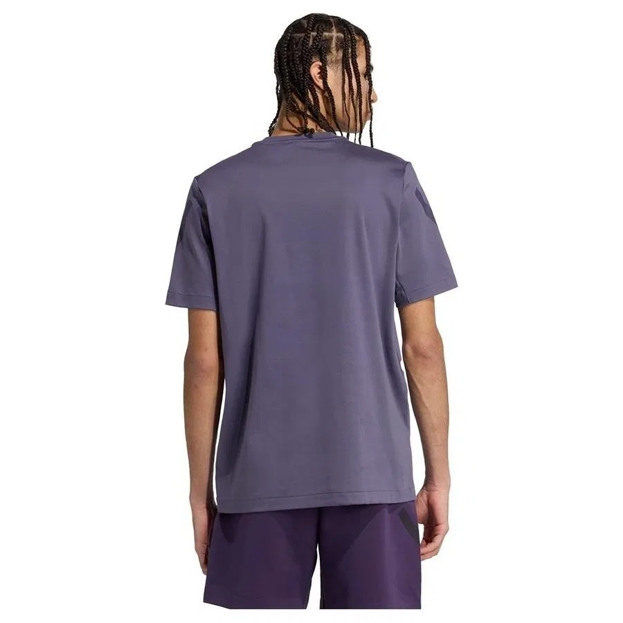 Футболка спортивная с коротким рукавом Z.N.E. TEE adidas, Петроль — фото 3