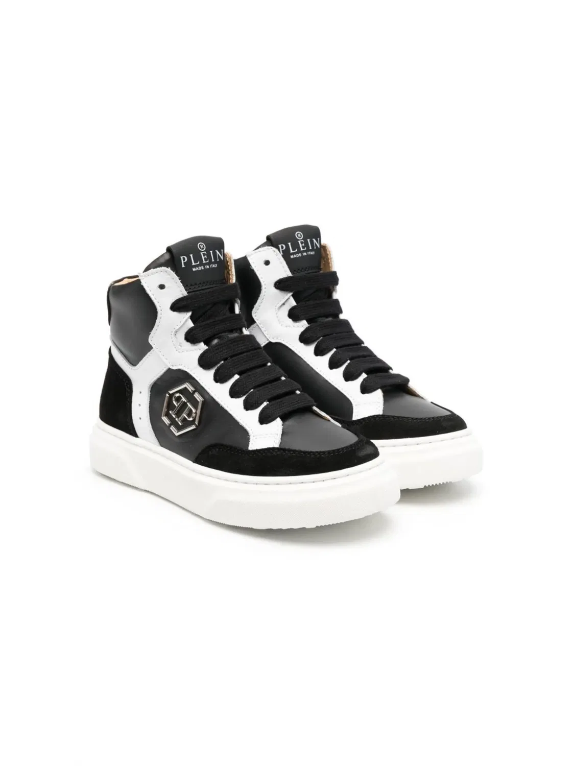 Кроссовки Hi-Top Hexagon Philipp Plein, черный