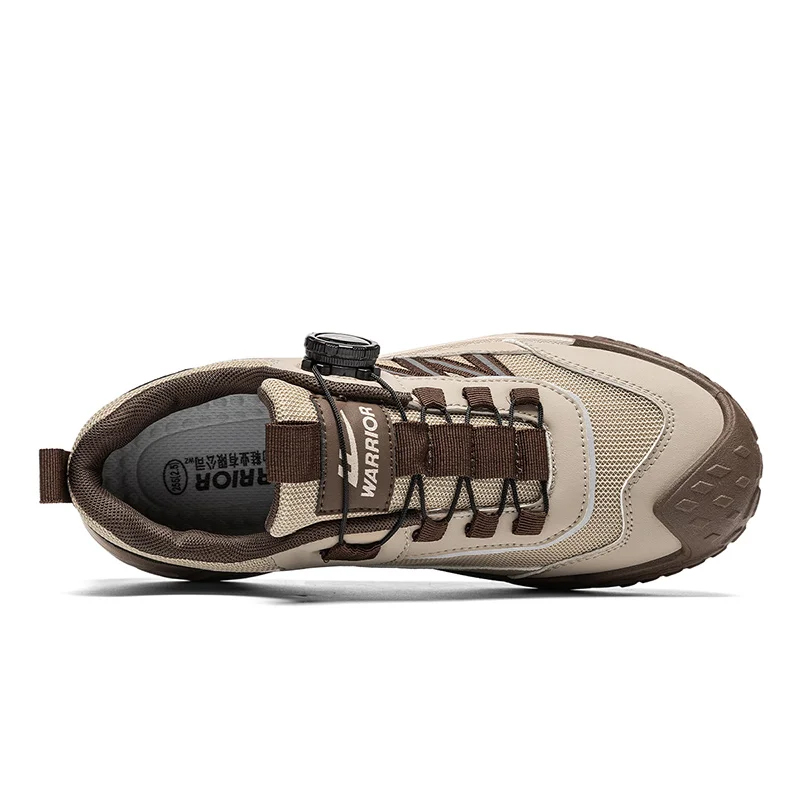 Кроссовки WARRIOR Mountaineering & Hiking Shoes Men's Low top, хаки/коричневый — фото 4