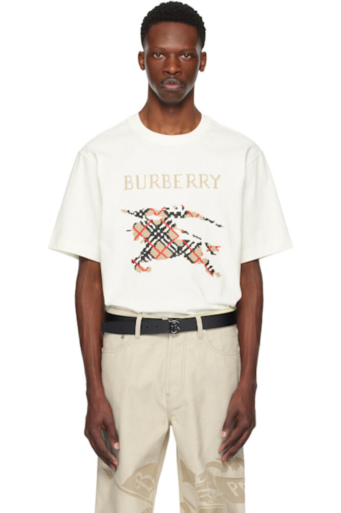 

Футболка из хлопка Off-White Cross Stitch EKD​ Burberry