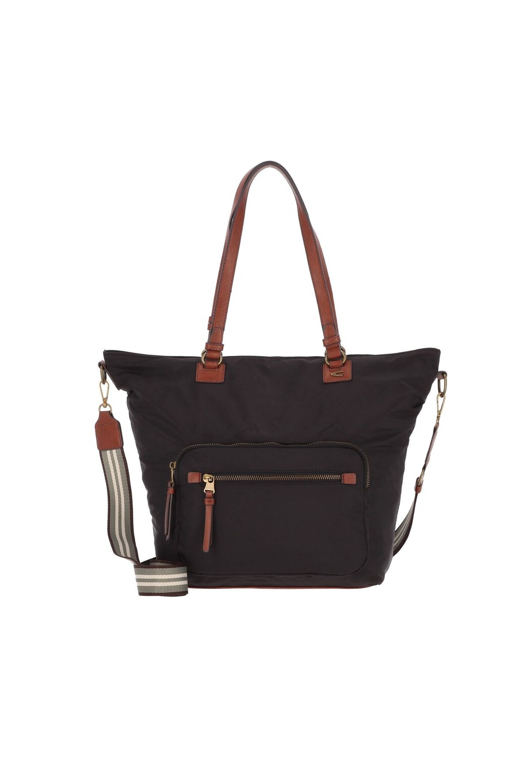 

Сумка через плечо Bari 30 см camel active, черный