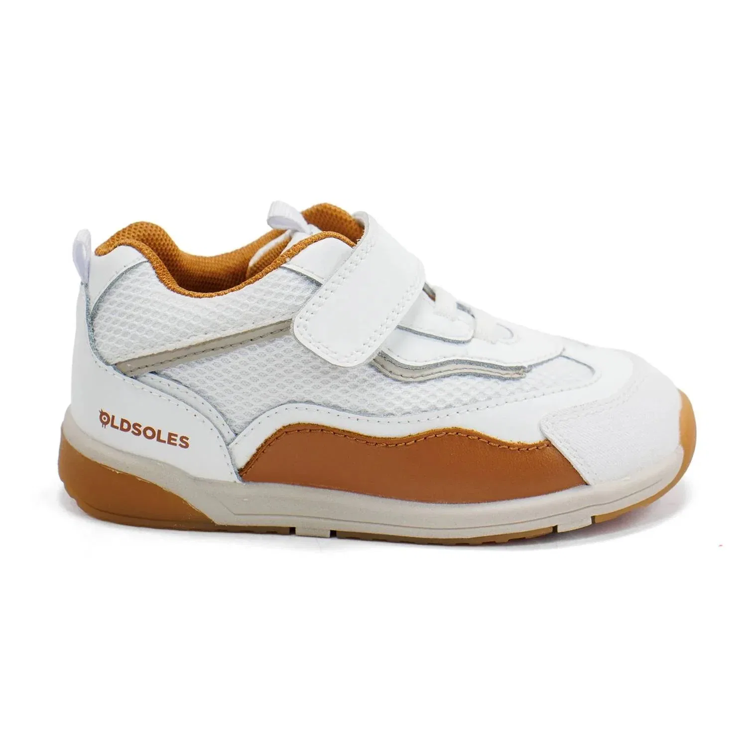 Детские кроссовки для девочек на липучке Soda Casual Sneaker Old Soles, Snow