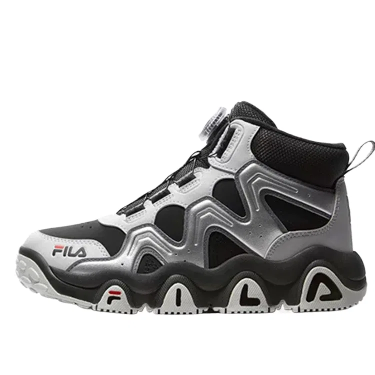 Детские утепленные кроссовки с принтом JAGGER 2 FILA KIDS, Black/Space Silver-BS