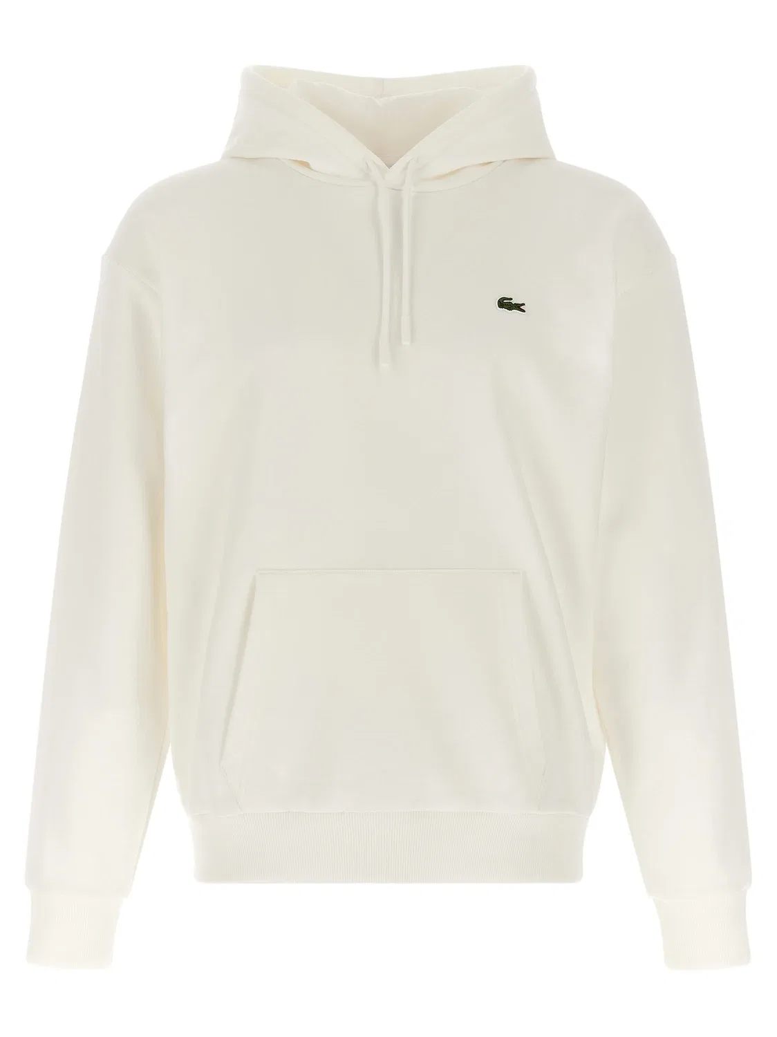 Худи с нашивкой-логотипом Lacoste, белый