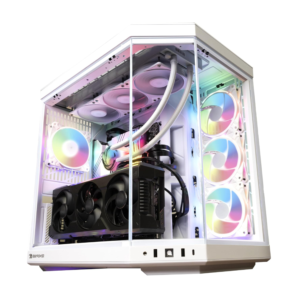 

Системный блок iBUYPOWER Y70, PB-Y70WA9N57T-01, 64 ГБ/1 ТБ, Ryzen 9 9900X, RTX 5070 Ti, белый