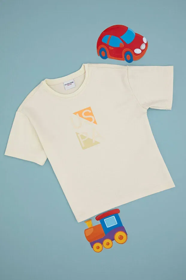 Детская футболка для мальчиков с коротким рукавом U.S. Polo Assn., Nude Color