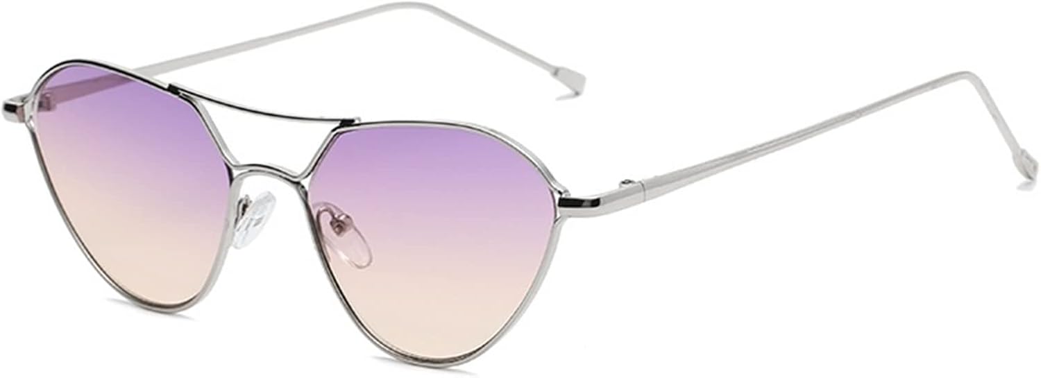 

Солнцезащитные очки XINXIN в маленькой металлической оправе "кошачий глаз" для мужчин и женщин, идеально подходят для отдыха на пляже и вождения (Цвет: A, Размер: Средний), A