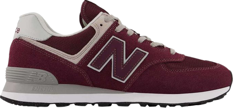 Кроссовки New Balance 574 'Core Pack - Burgundy', красный - фото