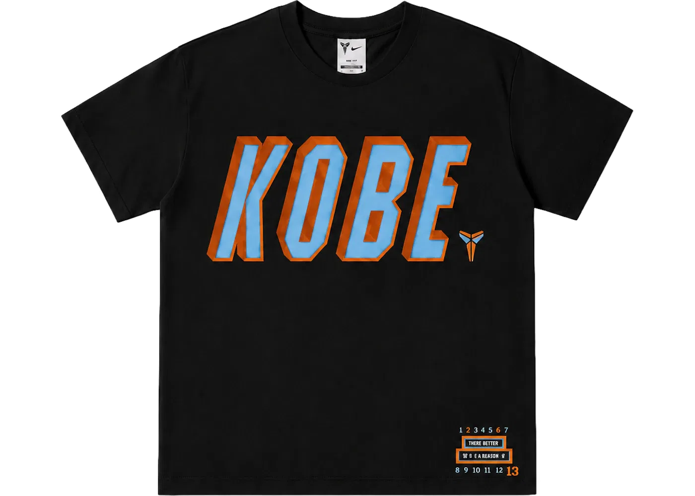 Мужская футболка с принтом Kobe Draft Pack Cleveland Cavaliers Nike, Black/Orange/Light Blue