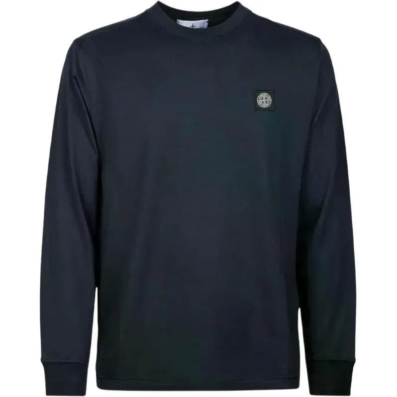 Футболка с принтом Crewneck Blue STONE ISLAND, Blue