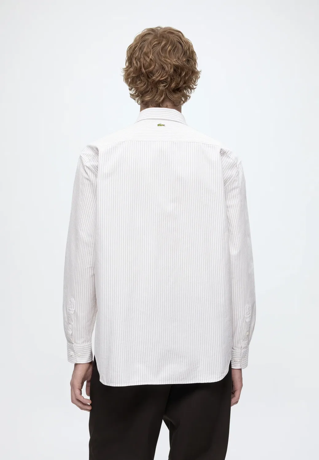 Рубашка - рубашка Lacoste, White/Beige — фото 3