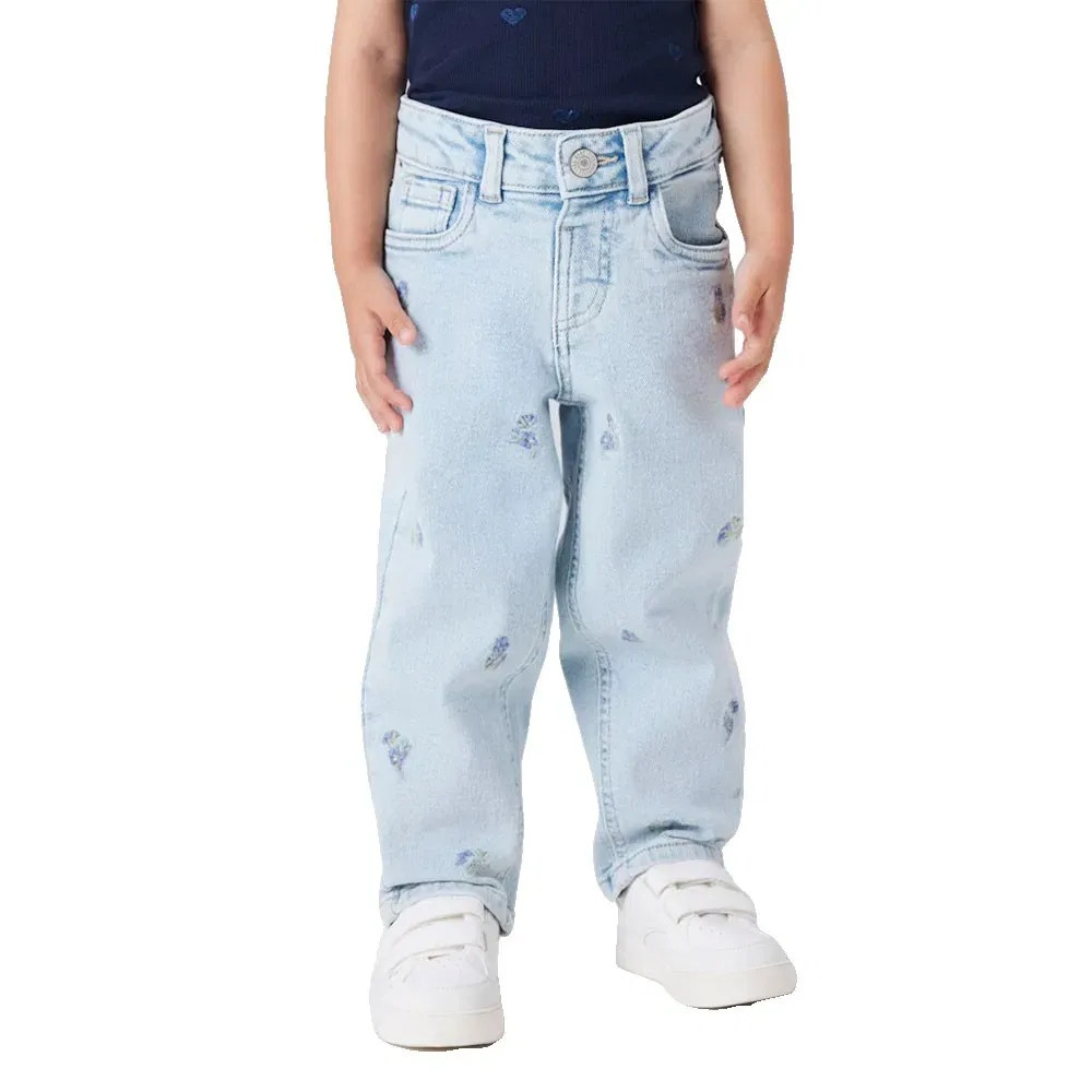 Джинсы Name It Bella Mom Emb, синий