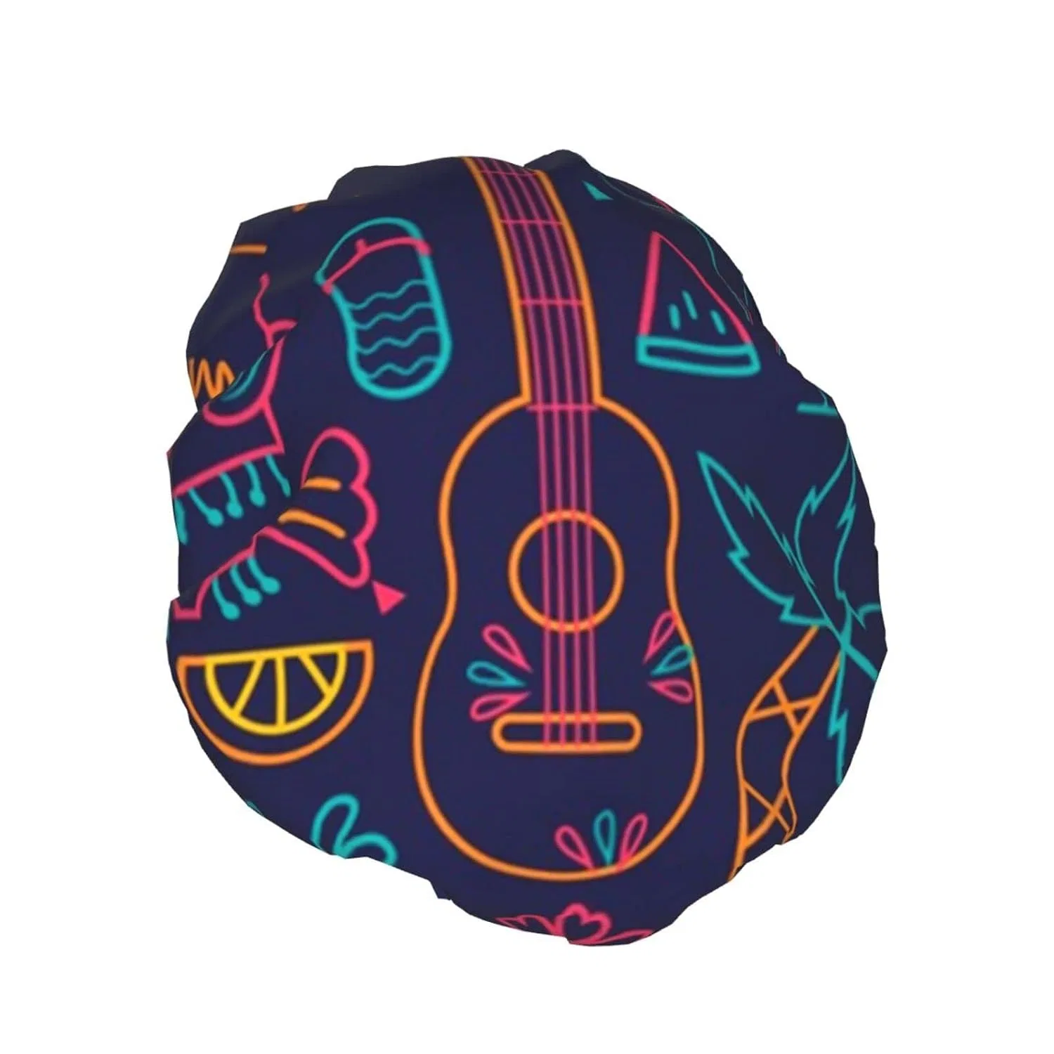 Шапочка для душа Guitar Pattern, UNIOND, Double Layer, Waterproof — фото 2