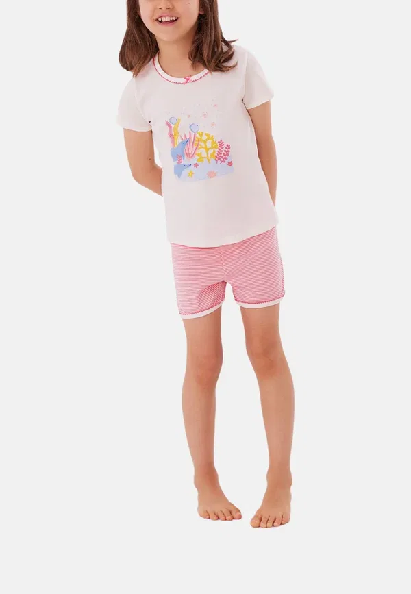 Пижамный комплект хлопок Pyjacourt Petit Bateau, Marshmallow Gretel