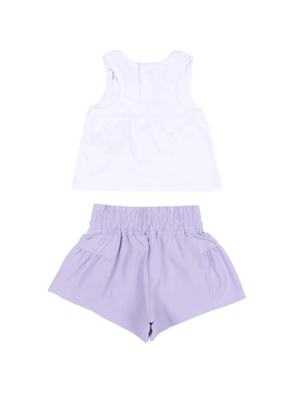 Комплект из майки и шорт с графическим принтом Nike Kids, фиолетовый — фото 2