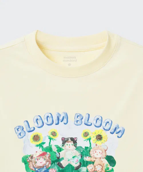 Детский комплект футболок с коротким рукавом с принтом Slocoaster Collab MUSINSA STANDARD KIDS, Other — фото 3