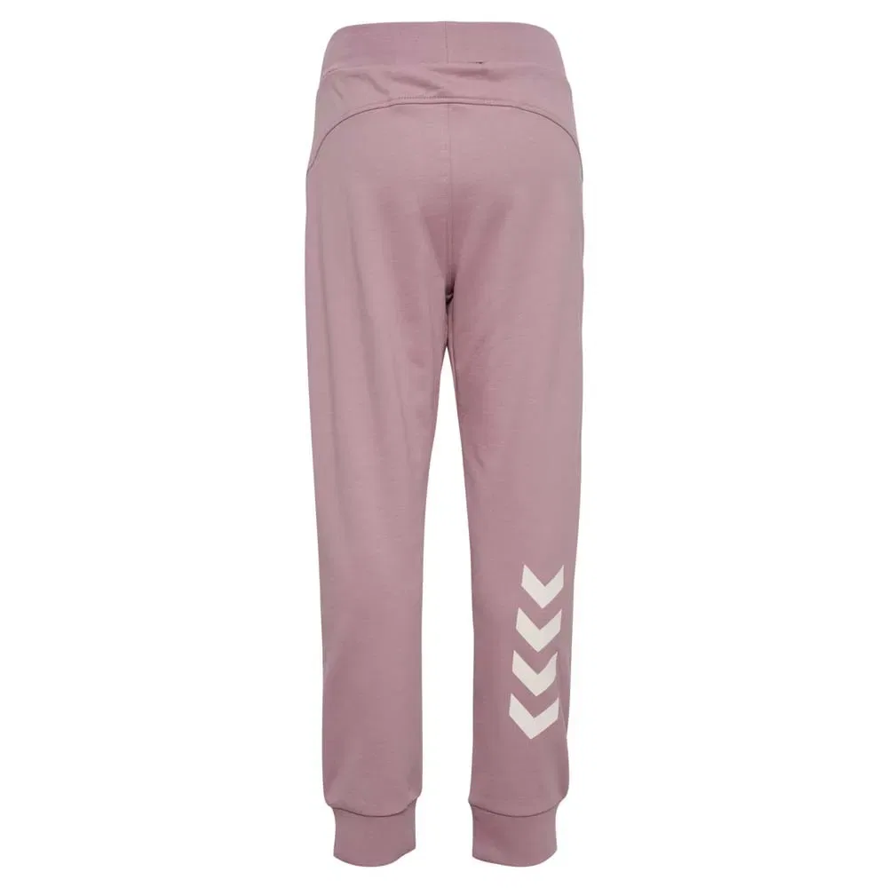 Детские спортивные штаны с регулируемой талией HMLJR Regular Adjust Waist Hummel, Pink — фото 2