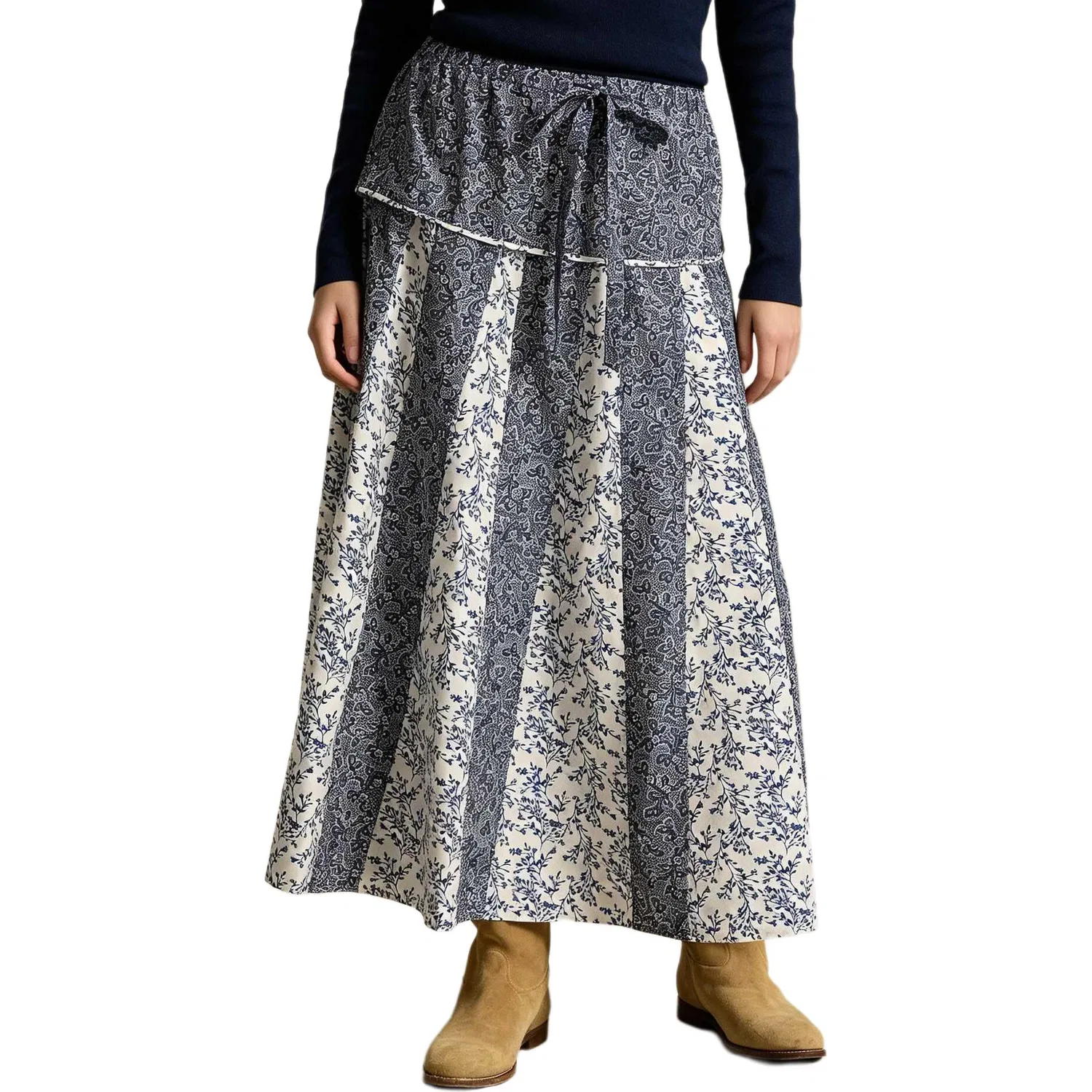 Женская юбка-трапеция Casual Long Skirts Multicolor Polo Ralph Lauren, Multicolor