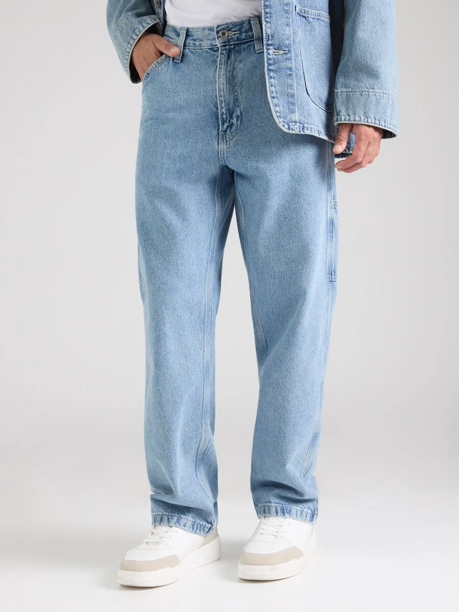 Джинсы LEVI'S свободного кроя '568 Loose Strt Carpenter' цвета индиго — фото 2
