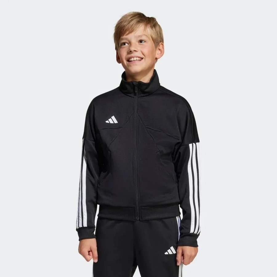 Толстовка спортивная с принтом adidas, Черный