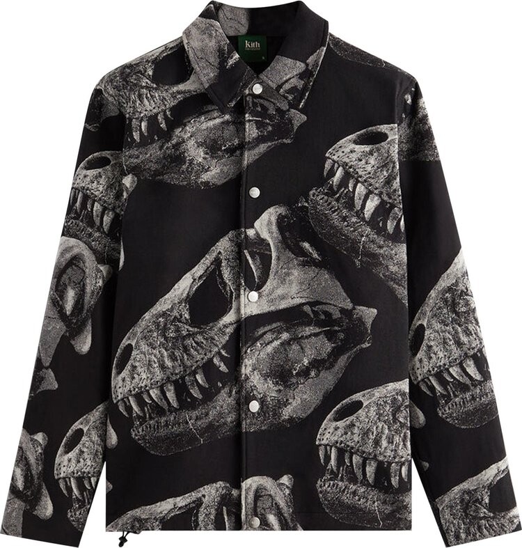 

Куртка Kith For AMNH T-Rex Coaches Jacket 'Black', черный