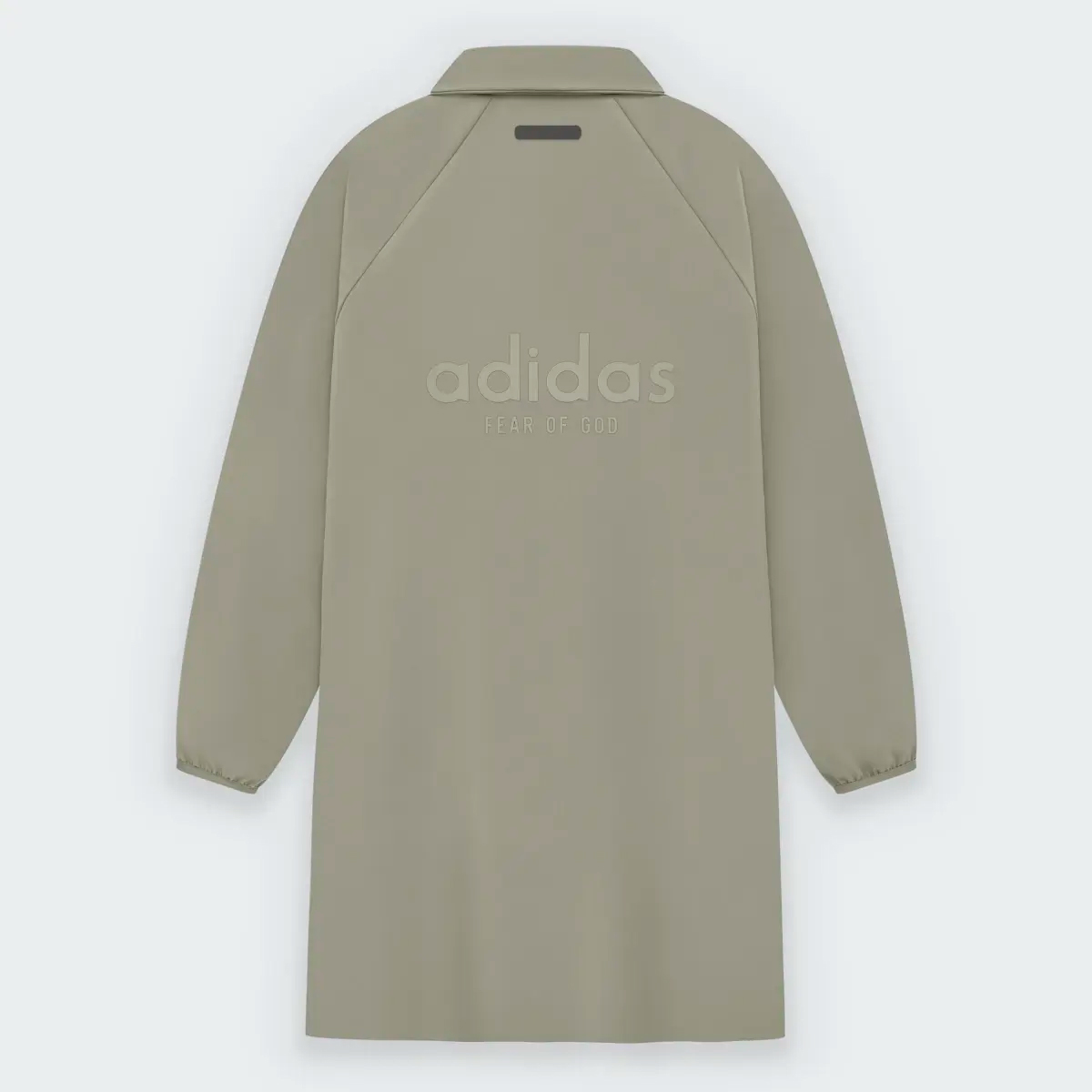 Пальто Adidas Fear of God Athletics, серо-коричневый — фото 2