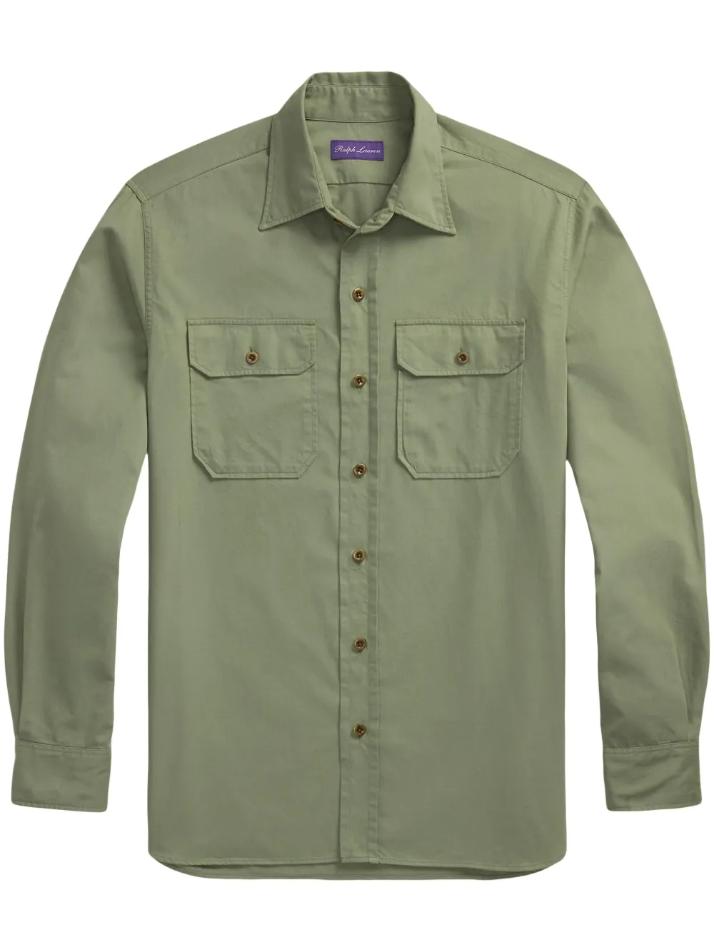 

Рубашка с карманами Ralph Lauren Purple Label, зеленый