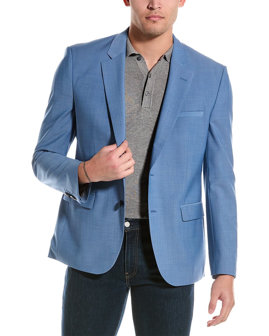 

HUGO Hugo Boss куртка из смесовой шерсти, синий