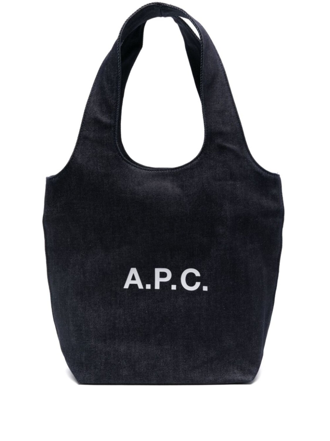 

A.P.C. сумка-тоут с логотипом, синий