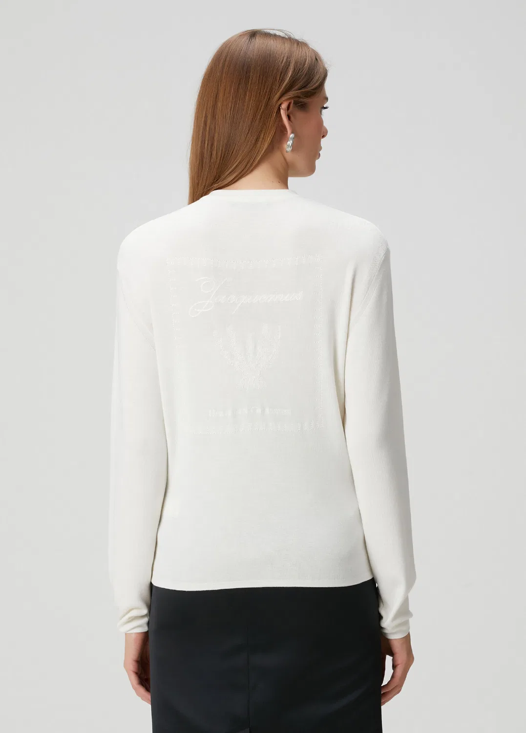 Свитер Jacquemus Romarin, white — фото 4