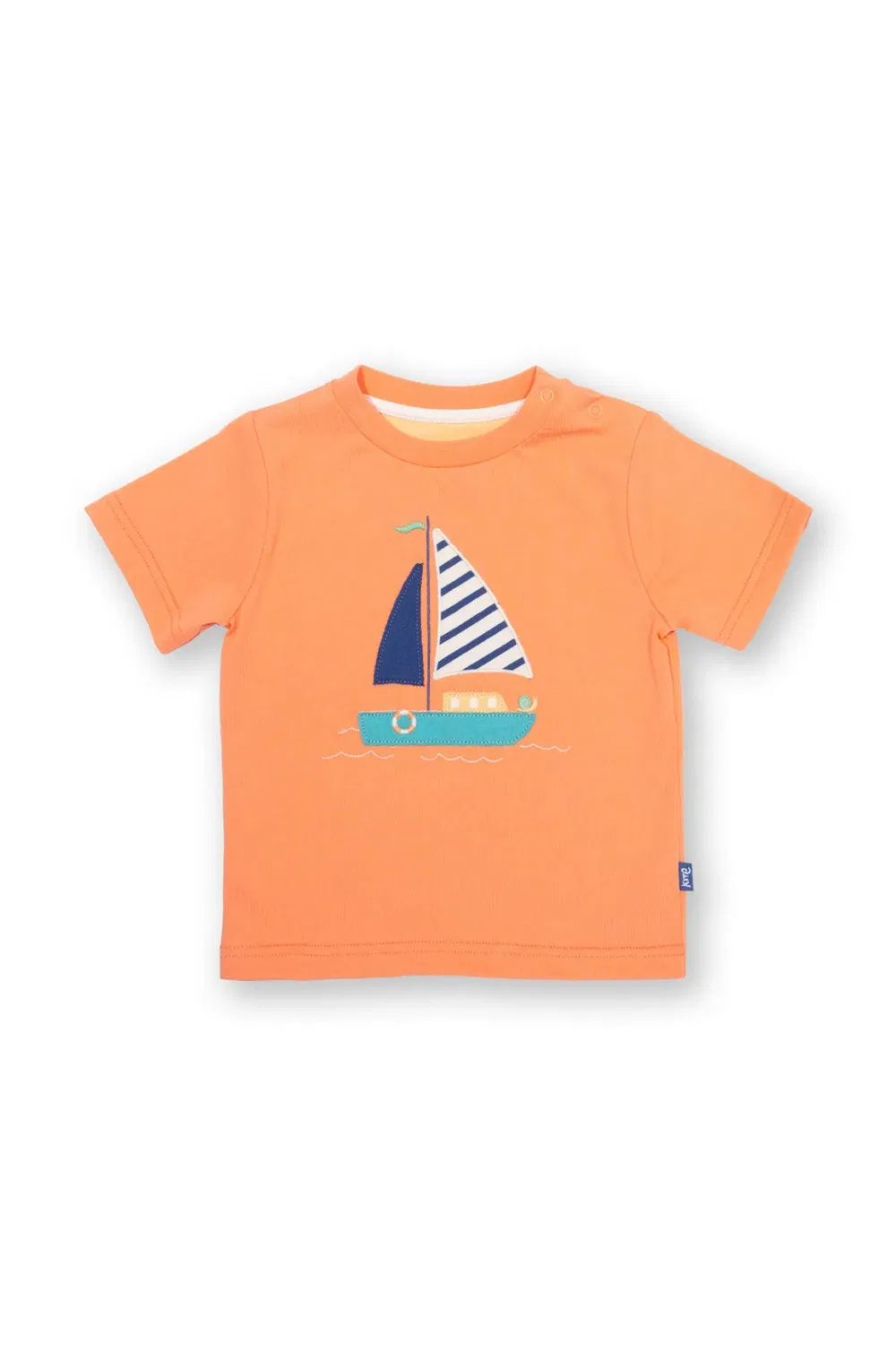 Детская футболка с принтом Sailor Snail Kite, Orange