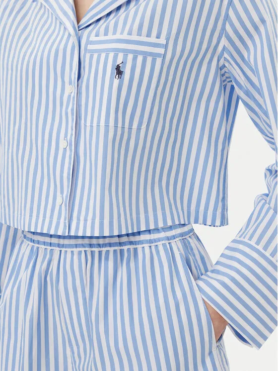 Пижама relaxed fit Polo Ralph Lauren, синий — фото 3