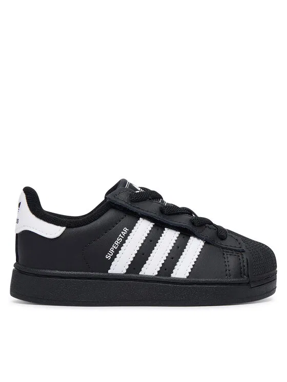 Кроссовки Superstar II Elastic Lace Adidas, черный