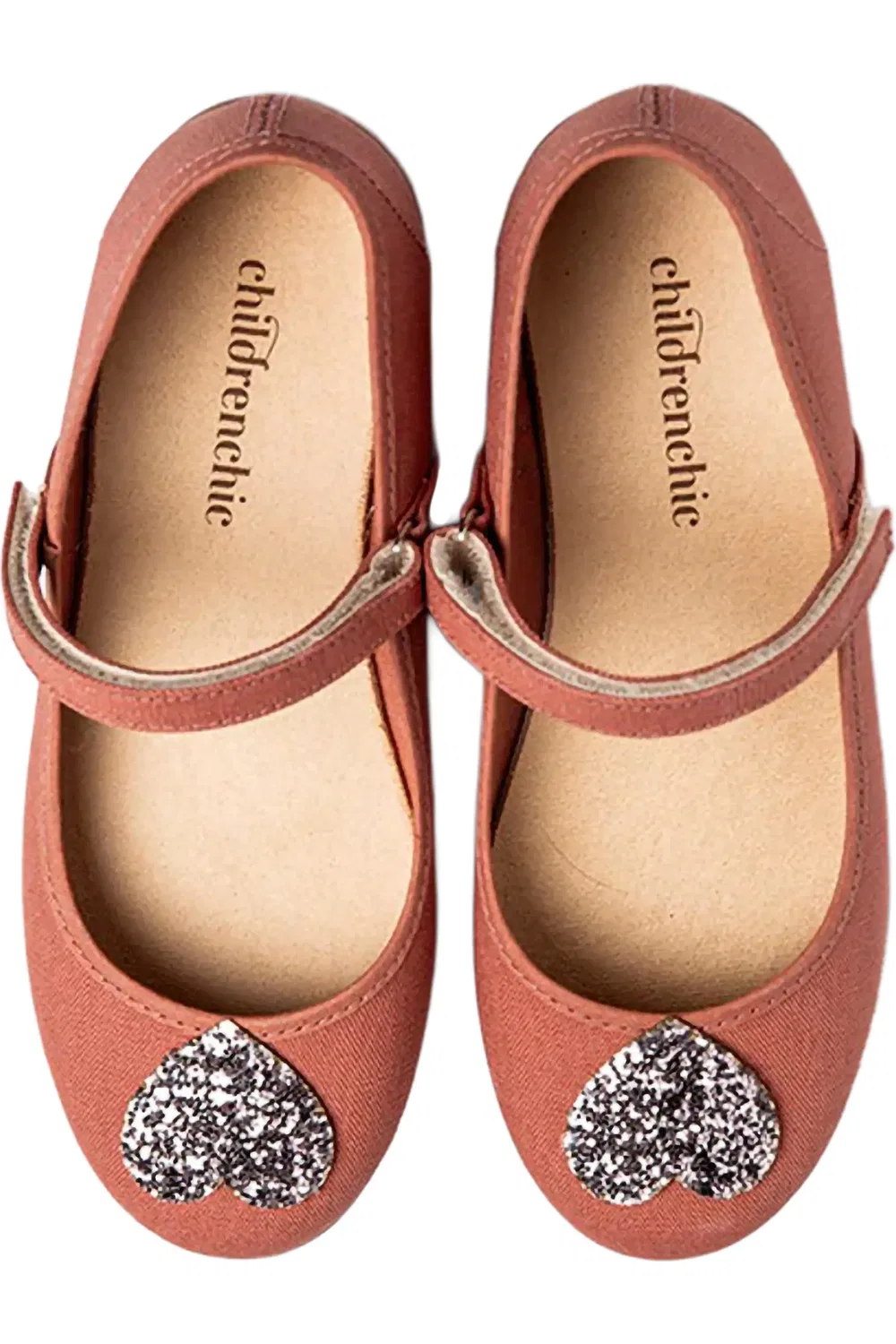 Детские туфли Мэри Джейн с цветочной аппликацией Taylor CHILDRENCHIC, Rosewood — фото 2