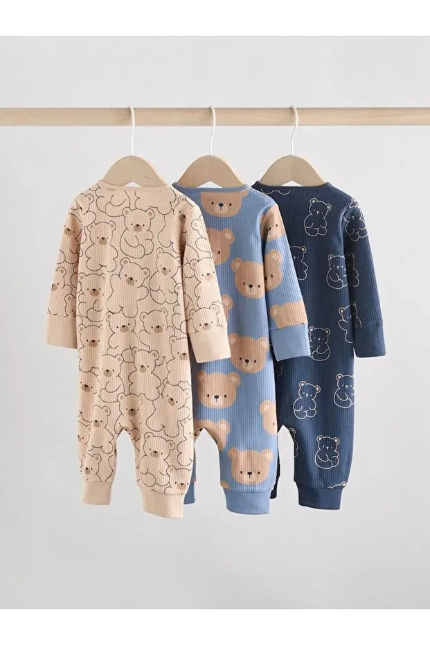 Детский комбинезон с длинным рукавом комплект из 3 предметов Next Baby, Multicolor — фото 2